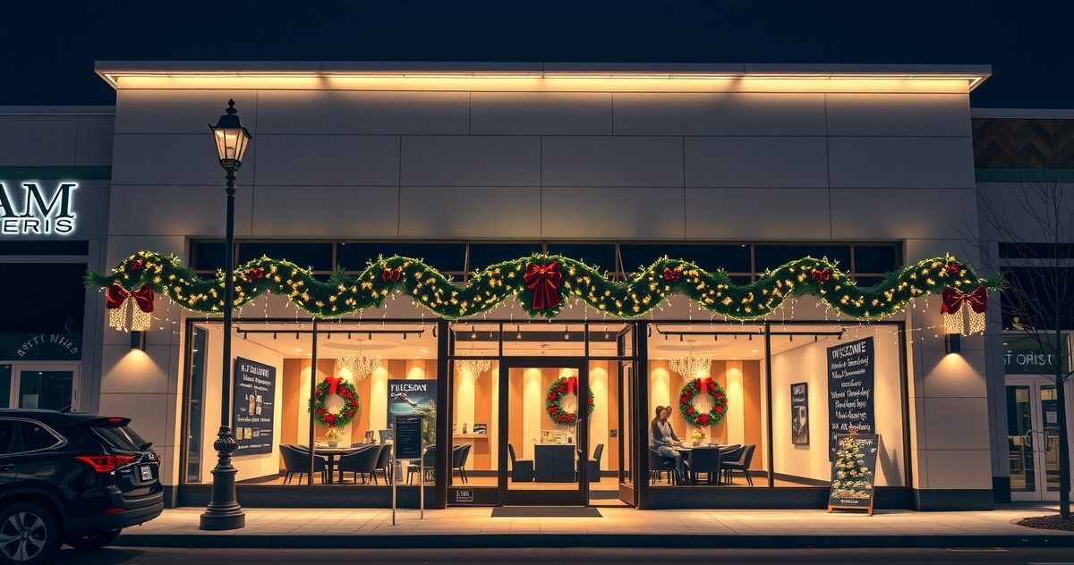Why Commercial Holiday Lighting Is Worth the Investment for NJ Businesses