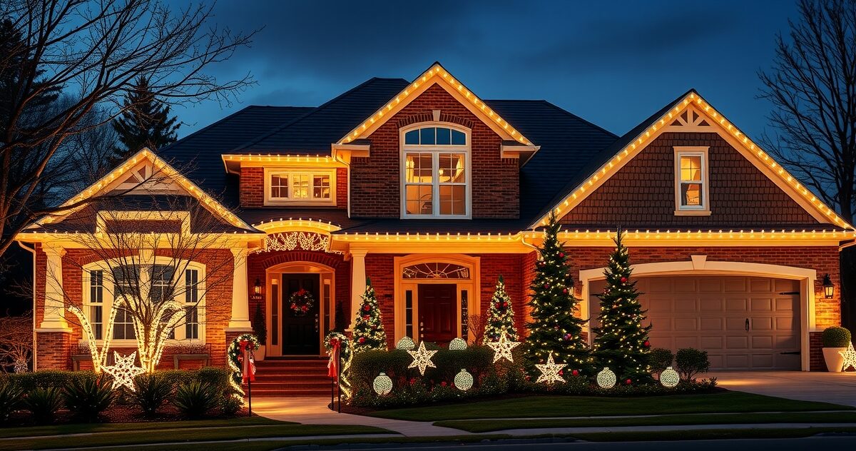 7 HOA-Friendly Christmas Lighting Ideas for New Jersey Homes