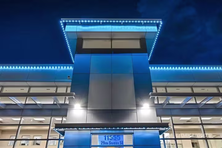 Permanent holiday lights installation in New Jersey