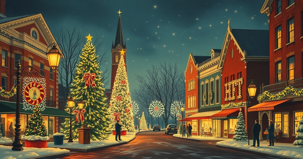 The History of Patriotic Lighting Displays in American Towns